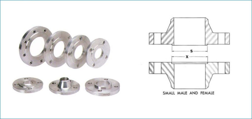 Male and Female Threaded Flange